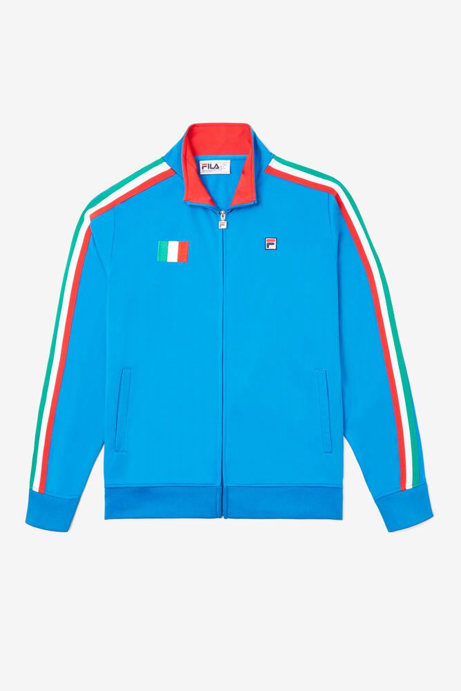 Fila Miesten Takki Italy Track Sininen - SKJP-46371